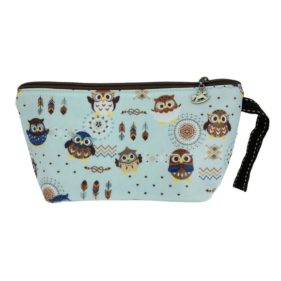 Uma Hana Handbags - Waterproof Owl Dumpling Cosmetic Makeup Bag